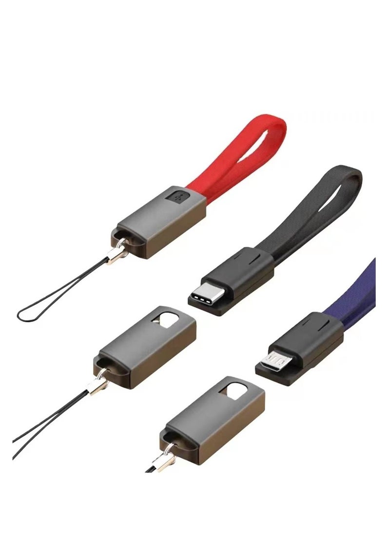 Generic - Micro USB Charger Cable with Keychain - Image 1