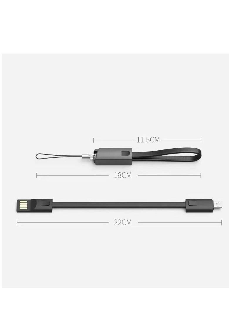 Generic - Micro USB Charger Cable with Keychain - Image 1