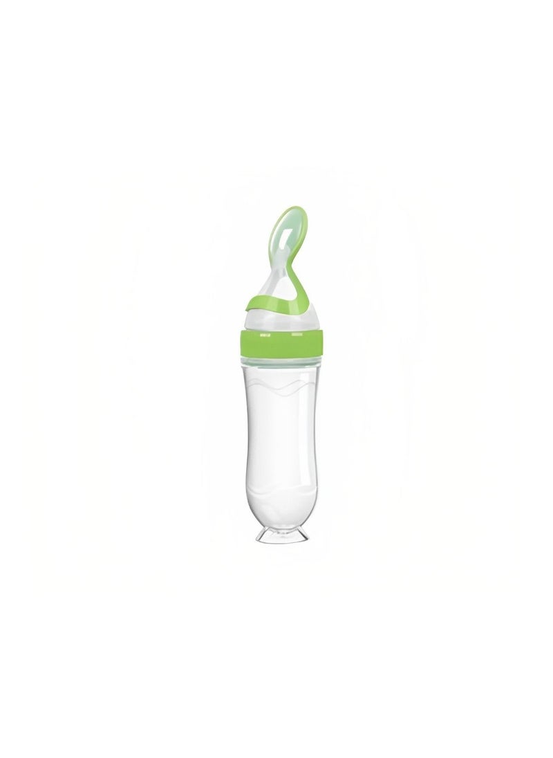 TOT TOT Easy Feeding: Squeeze and Serve with the Soft Spoon Head Baby Paste Bottle  - Image 1