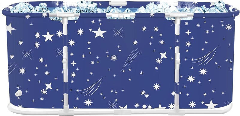 STARBRILLIANT Ice Bath Tub for Athletes, Adult Spa Freestanding Bathtub for Recovery, Portable Cold Plunge Pool Suitable for Gardens, Gyms, Balcony, Arena and Cold Water Therapy Training - Image 1