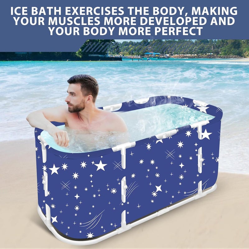 STARBRILLIANT Ice Bath Tub for Athletes, Adult Spa Freestanding Bathtub for Recovery, Portable Cold Plunge Pool Suitable for Gardens, Gyms, Balcony, Arena and Cold Water Therapy Training - Image 2