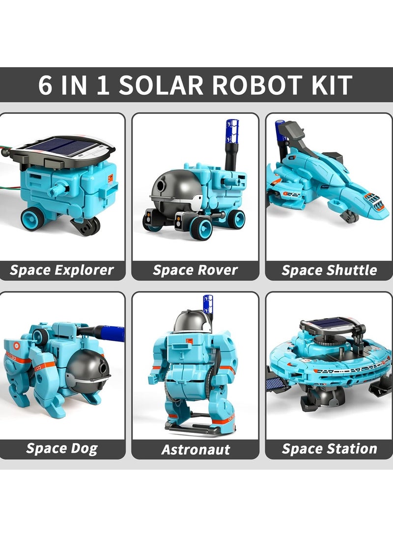 Generic 6-in-1 STEM Solar Robot Kit, Learning and Educational Toys for Kids, Science Building Toys DIY Science Kits Gift for Kids Age 8 +, Science Experiment Set Gifts Toys for Boys Girls Teens  - Image 2