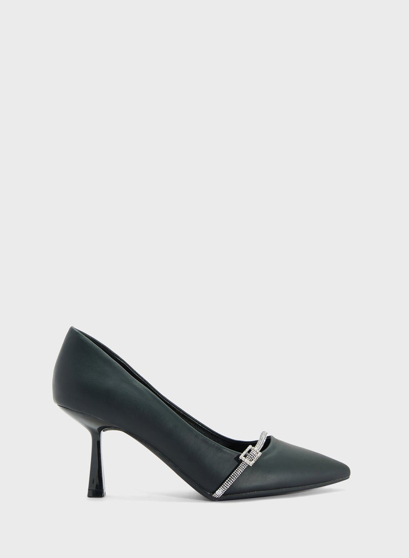 ELLA Diamante Heeled Pump  - Image 1