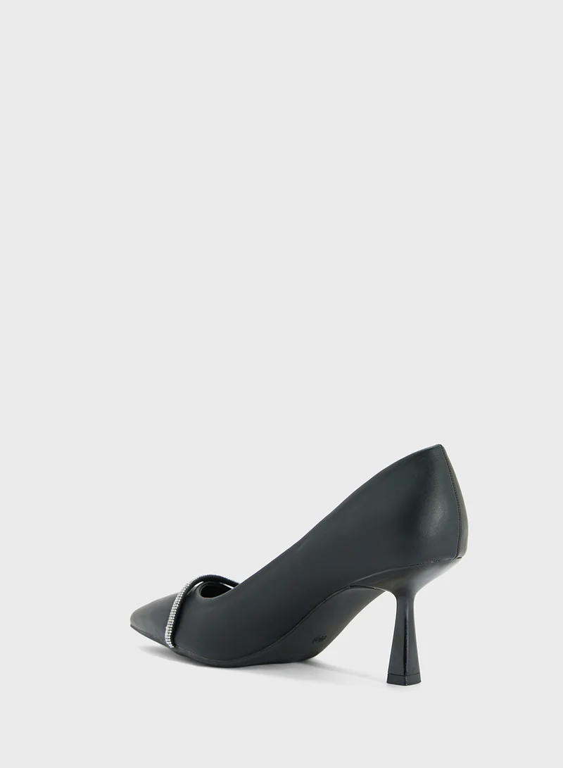 ELLA Diamante Heeled Pump