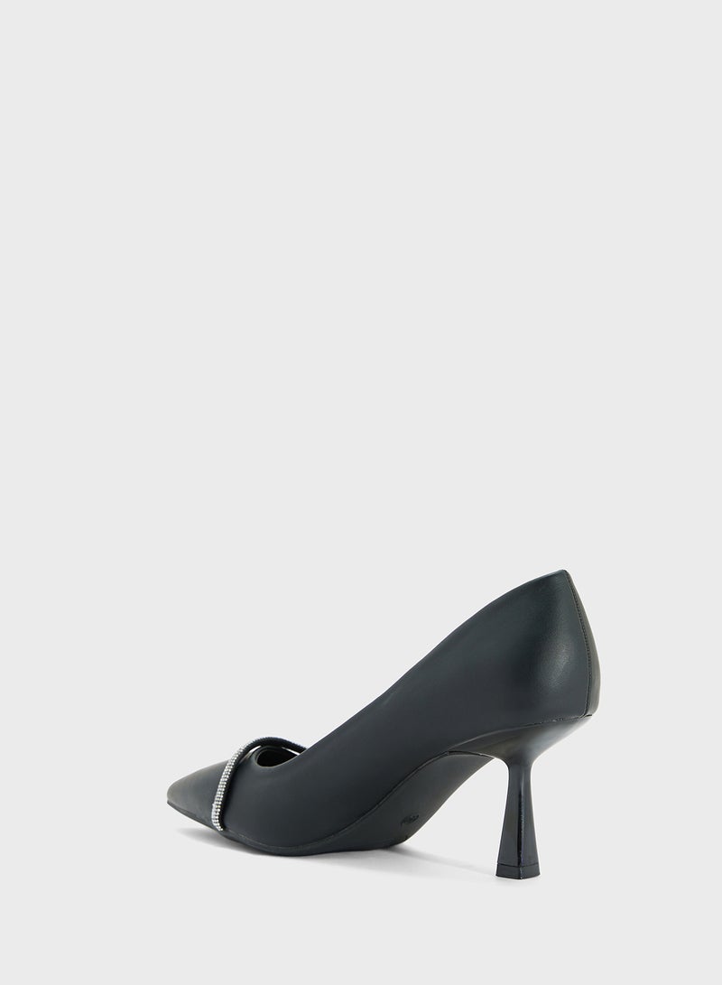 ELLA Diamante Heeled Pump  - Image 3