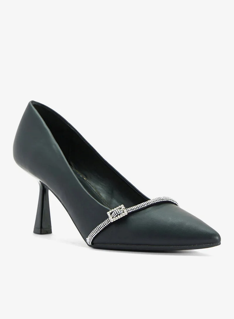 ايلا حذاء بامب بكعب ديامانتي