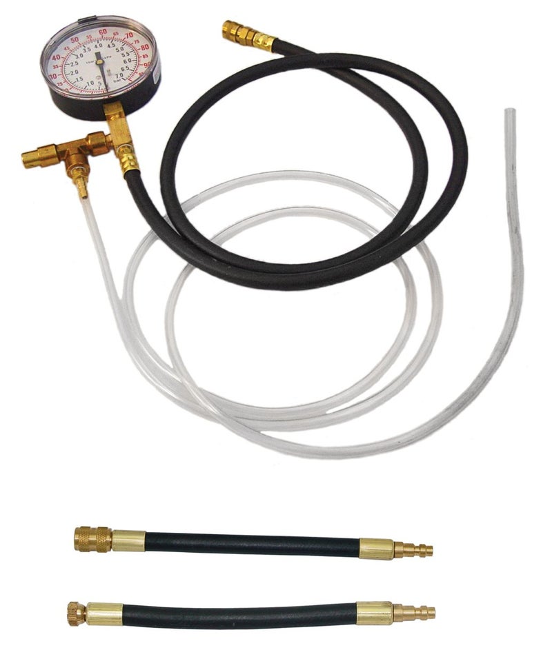 Lang Tools TU-469 Fuel Injection Pressure Tester with Schrader Adapters - Image 3