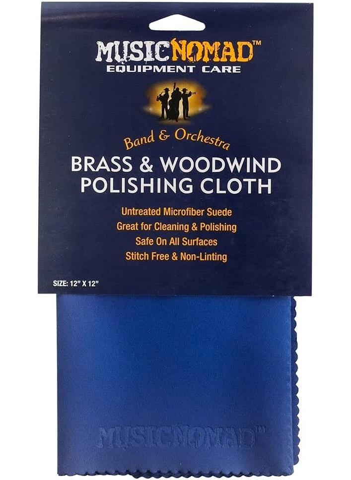 MusicNomad MusicNomad Brass  Woodwind Premium Microfiber Polishing Cloth MN730  - Image 1