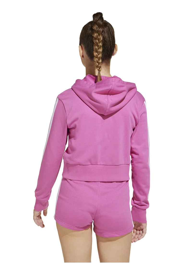 اديداس Youth French Terry Ribbed Cuff Hoodie