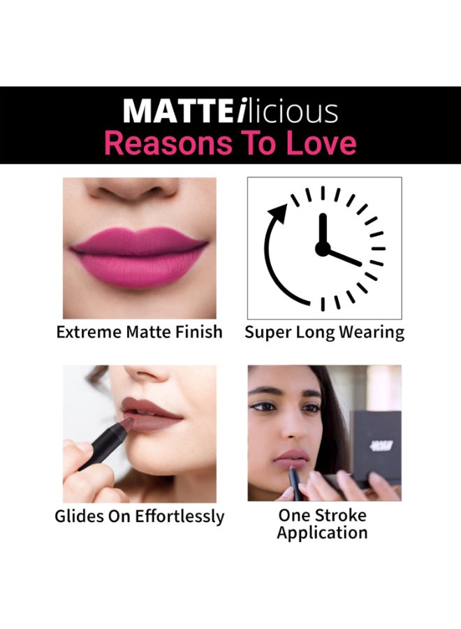 نيكا قلم تحديد الشفاه غير اللامع من نايكا - Image 5