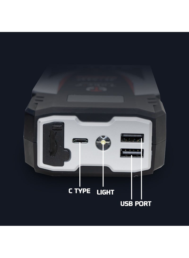 توبيز تكنولوجيا طاقة توبي X6 بسعة 6000 مللي أمبير وسعة 22.2 واط لكل ساعة - شاحن قوي للبدء بسرعة - Image 2