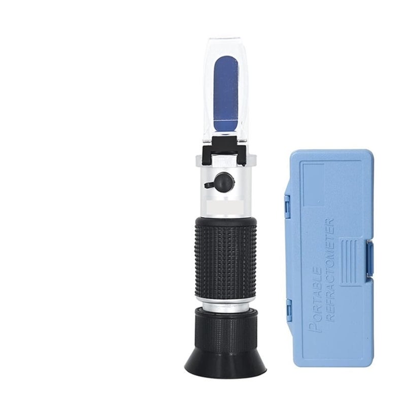 Refractometer, Handheld Refractometer Digital Sugar Concentration Meter Densimeter 0-32% Saccharimeter Sugar Tester Fruits Grapes(with Box) - Image 1