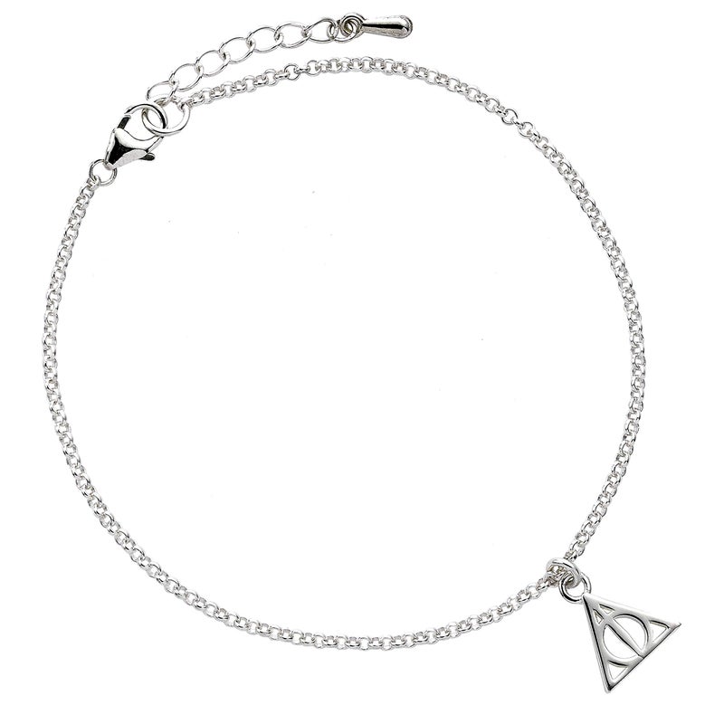 Harry Potter Sterling Silver Deathly Hallows Bracelet by The Carat Shop - Image 1