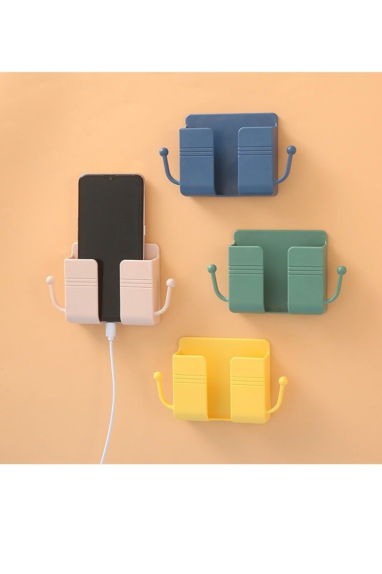 BAIG Wall Mounted Mobile Phone Holder Multifunction Holder Remote Control Storage Box Charger Hook Cable Charging Dock Stand - Image 1