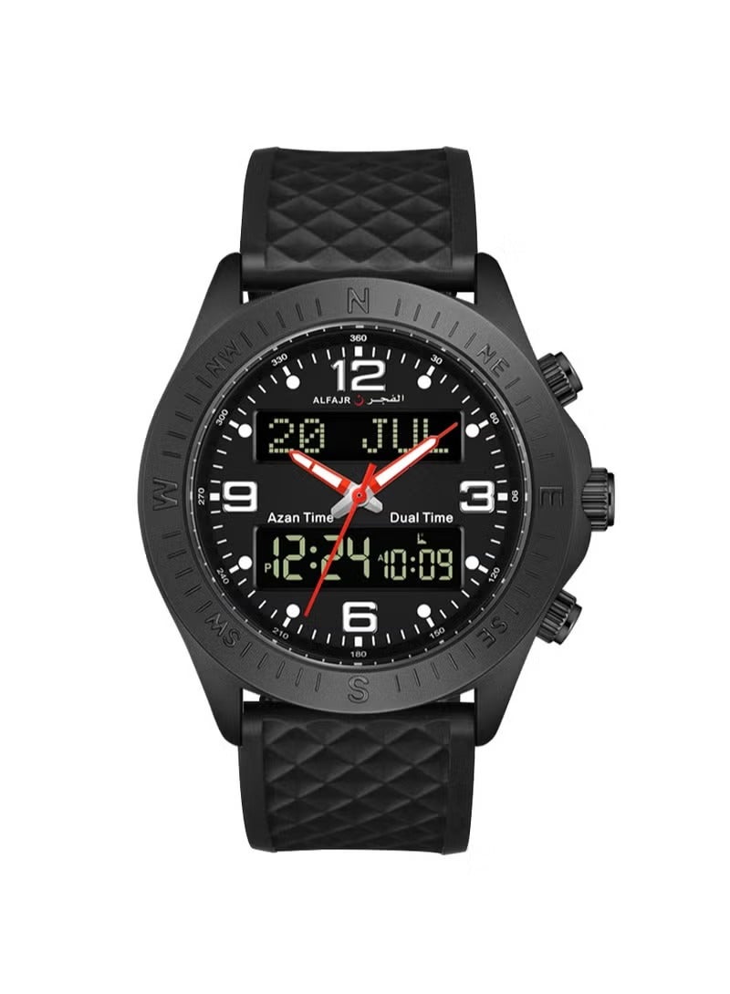 الفجر ساعة رقمية مقاومة للماء WH-24B-BLACK - Image 1