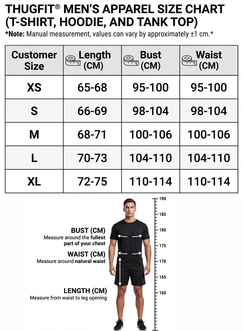 Thugfit  THUGFIT 3 IN 1 AIRMAN ARMOR TSHIRTS BLACK ,BLUE&WHITE for Men | Best Price UAE