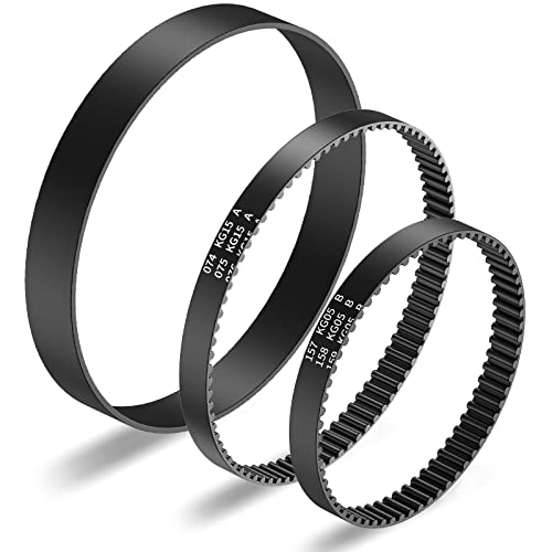 Tecreddy Vacuum Belt for Bissell ProHeat 2X Revolution Pet Pro Carpet Cleaner Model 1986 1964 2007 2007P Series, Replace Part #1606428#1611129#1611130 - Image 1