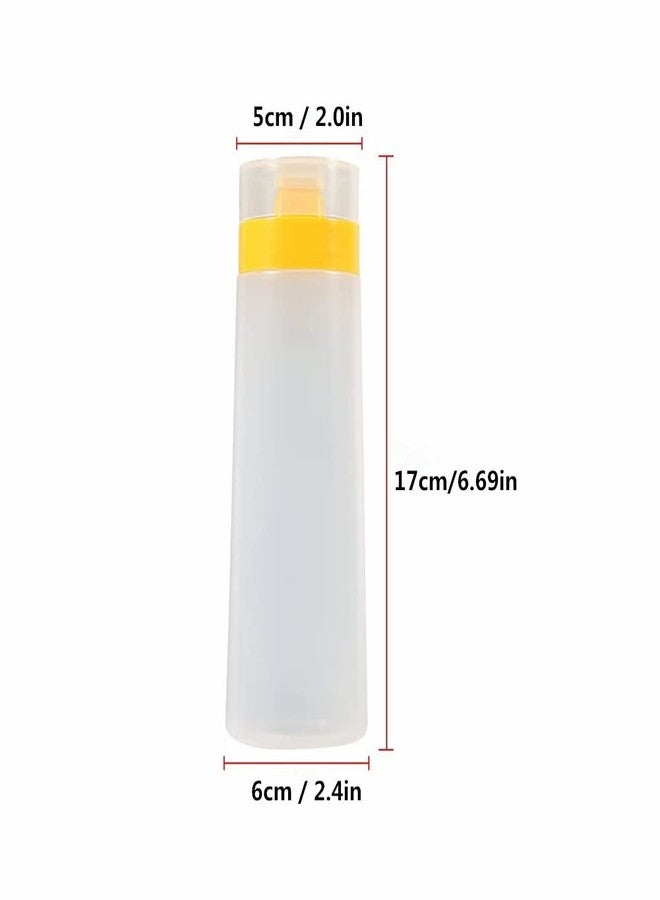 Ebonee 4 Hole Squeeze Sauce Bottle, Jam Squeeze Bottle with Cap Lids for Ketchup, Mayonnaise, Olive Oil, Salad Dressing, Condiment Dispenser (2 Pack) - Image 2