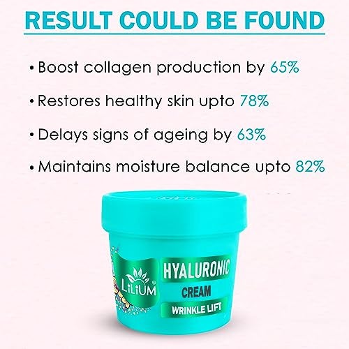 Lilium Hyaluronic Facial Kit, 400g, 4 Step Deep Cleansing, Wrinkle Lift, Nourishing, Extra Glow & Fair Complexion, Oily & Dry Skin, Women & Men, All Skin Type Paraben & Sulfate Free - Image 5