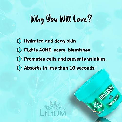Lilium Hyaluronic Facial Kit, 400g, 4 Step Deep Cleansing, Wrinkle Lift, Nourishing, Extra Glow & Fair Complexion, Oily & Dry Skin, Women & Men, All Skin Type Paraben & Sulfate Free - Image 4
