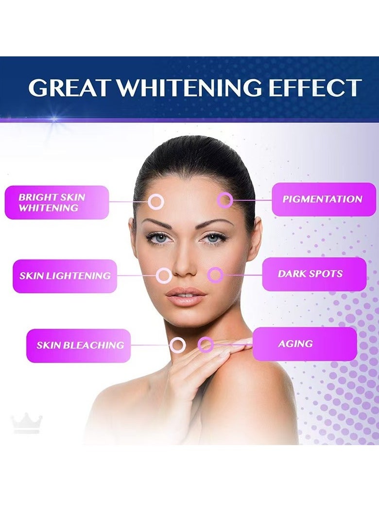 SKIN WHITENING - Glutathione Whitening Pills - 120 Capsules, 2000mg - Potent Skin Lightening Supplement for Dark Spots, Melasma, Acne Scars, and Hyperpigmentation - Powerful Anti-Aging Antioxidant - Image 1