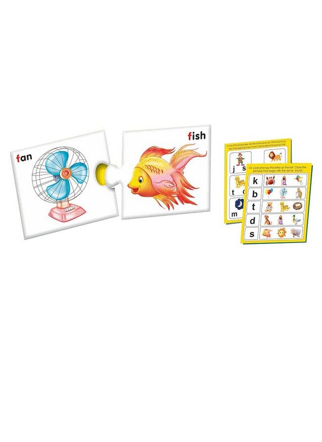 Creative's Creative's Beginning Sounds + Ending Sounds Combo Pack | Phonemic Awareness | Education Match-up Fun Game | Educational Games for Kids 3 & Up | Puzzle Games | Ages- 3 & Up | Educational set | Exotic Set Multicolor for Preschool Kids | Kindergarten Toddler.  - Image 3