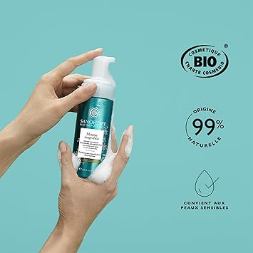 Sanoflore Mousse Magnifica AntiImperfections Cleansing Foam Organic 150ml - Image 5