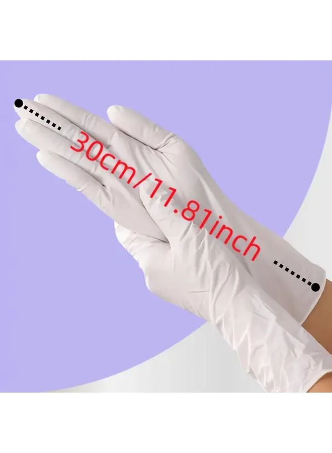 Large Size 30 Pairs Nitrile Gloves Lightweight Durable Waterproof for Household Cleaning - Image 4