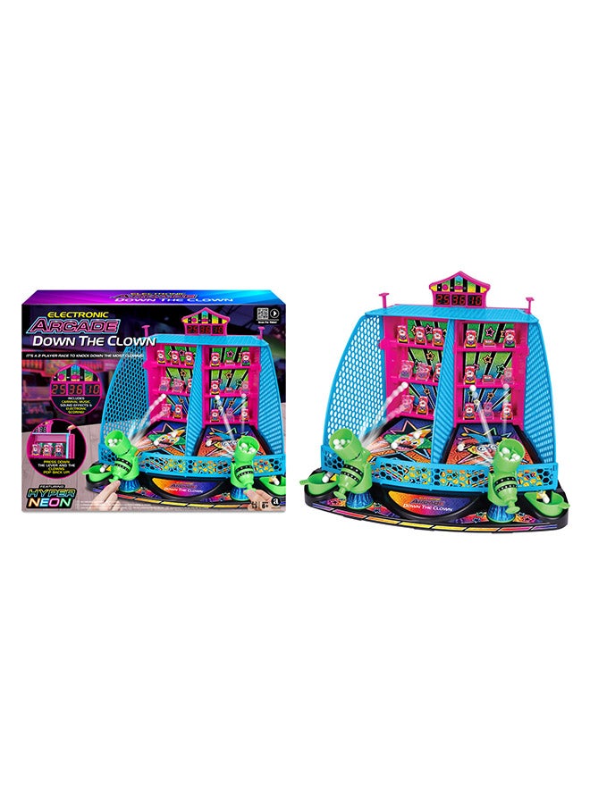 Ambassador Electronic Arcade Down-The-Clown (Hyper Neon Series) - Image 1