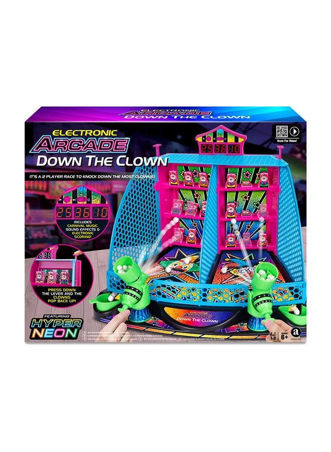 Ambassador Electronic Arcade Down-The-Clown (Hyper Neon Series) - Image 2