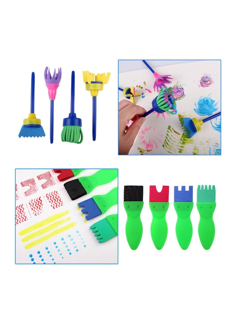 29 Piece Early Learning Sponge Paint Brush Kit