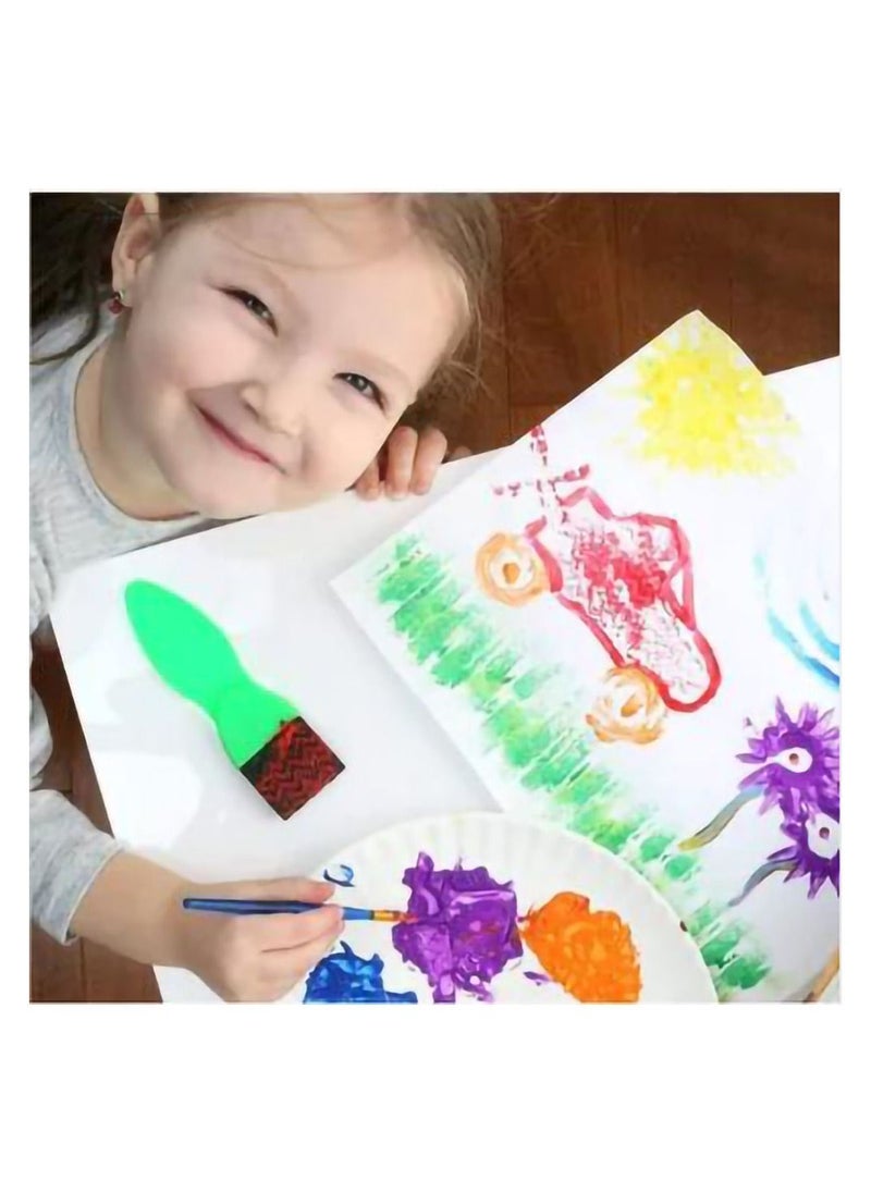 29 Piece Early Learning Sponge Paint Brush Kit