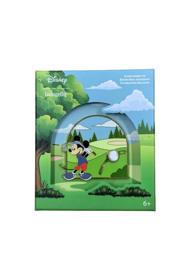 Loungefly Disney Golf Enamel Sliding Pin, 3 Inch, Limited Edition Collector Box, Multicolor - Image 3