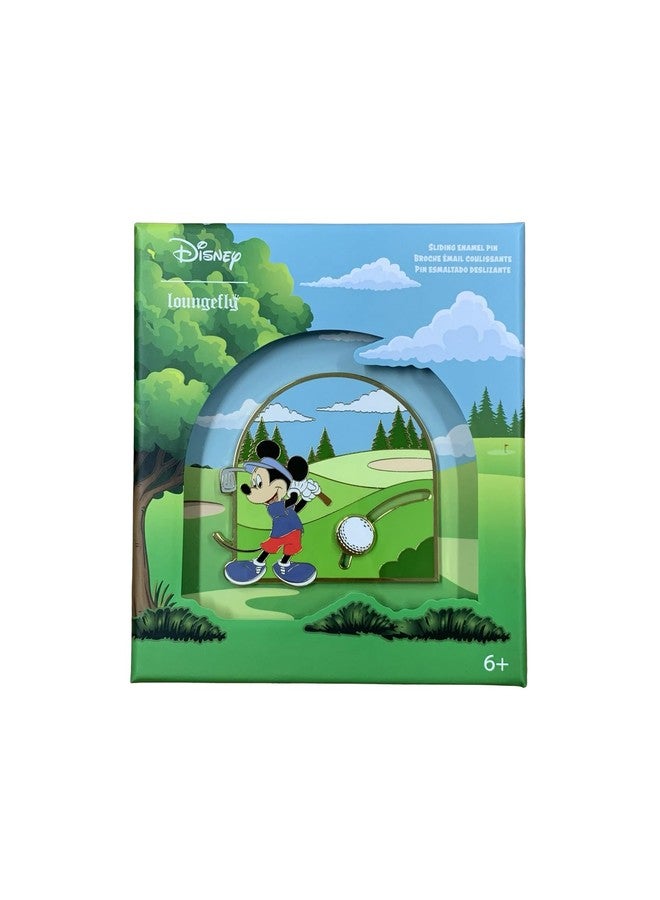 Loungefly Disney Golf Enamel Sliding Pin, 3 Inch, Limited Edition Collector Box, Multicolor - Image 2