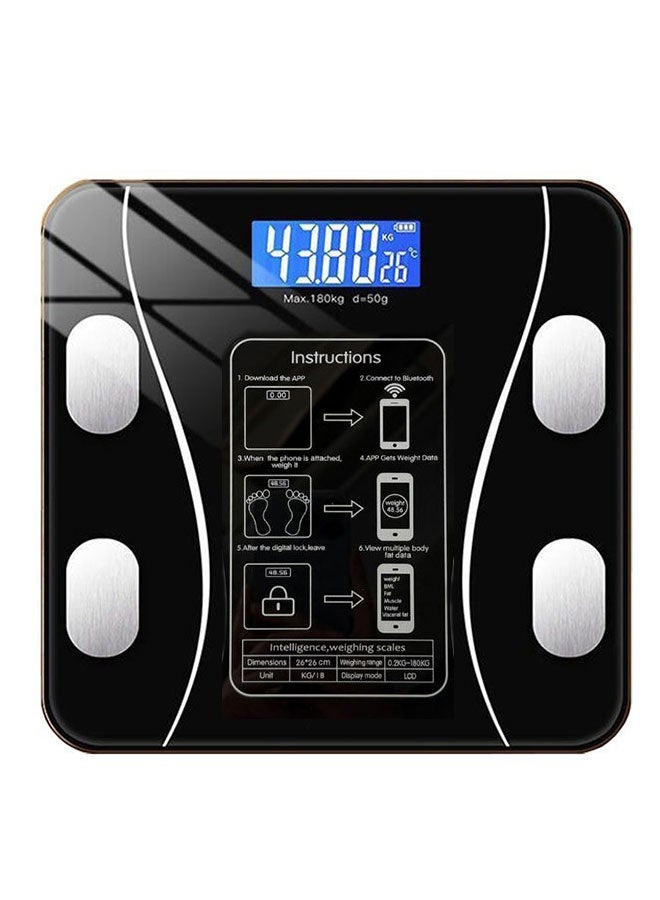 Smart Body Fat Scale with Bluetooth Connectivity & Multi-User Support Precisely Track 15 Health Metrics for Effective Weight Management - Image 1