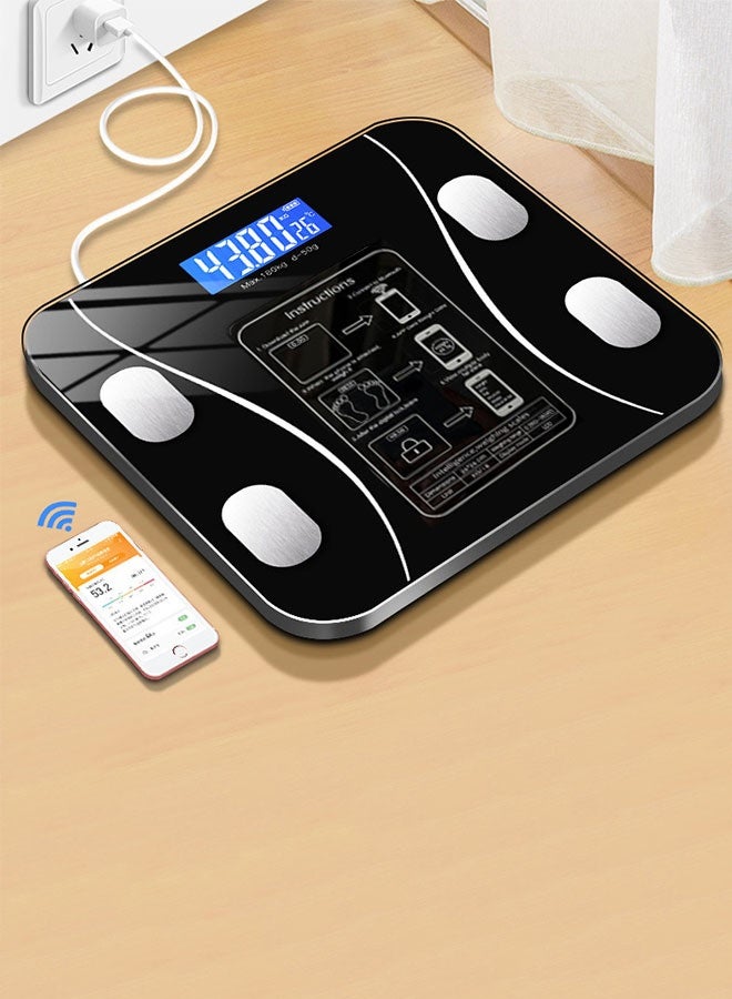 Smart Body Fat Scale with Bluetooth Connectivity & Multi-User Support Precisely Track 15 Health Metrics for Effective Weight Management - Image 2