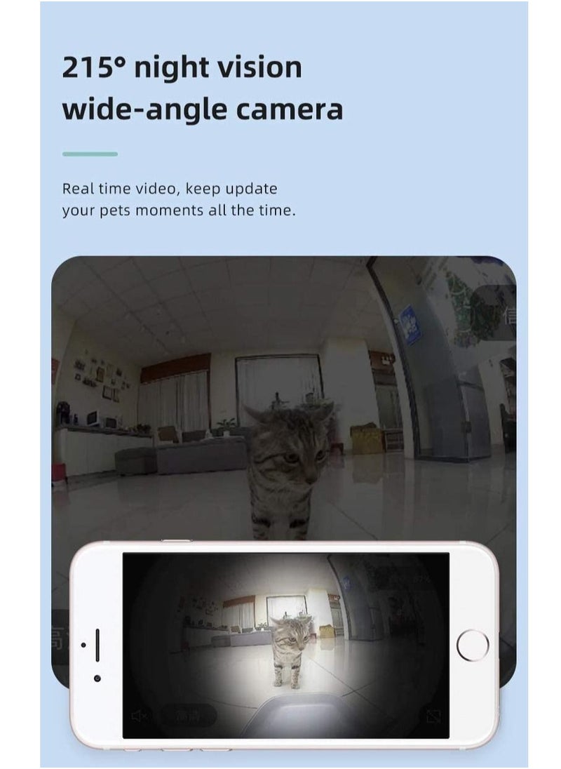 Petwant 4.3L Automatic Pet Feeder with 2MP Camera and App Control Support Night Vision for Cat Dog  - Image 5