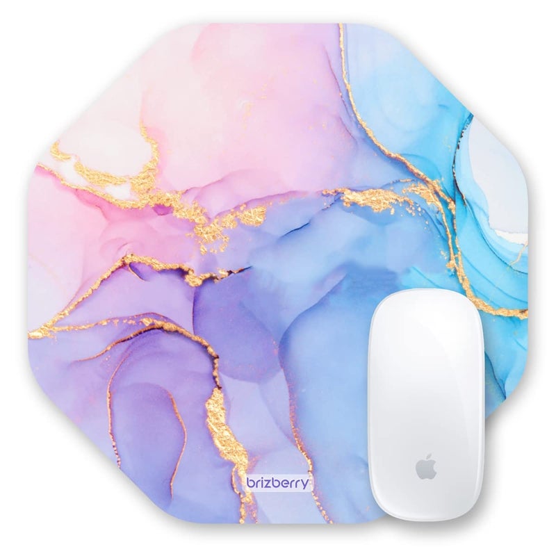ARTBRIZ Brizberry Mouse Pad, Large Printed Premium Textured Waterproof Anti Skid Rubber Base for Desktop Laptop Gaming Professional 240X240X3mm [20% Larger] (201O - Pack of 1) - Image 1