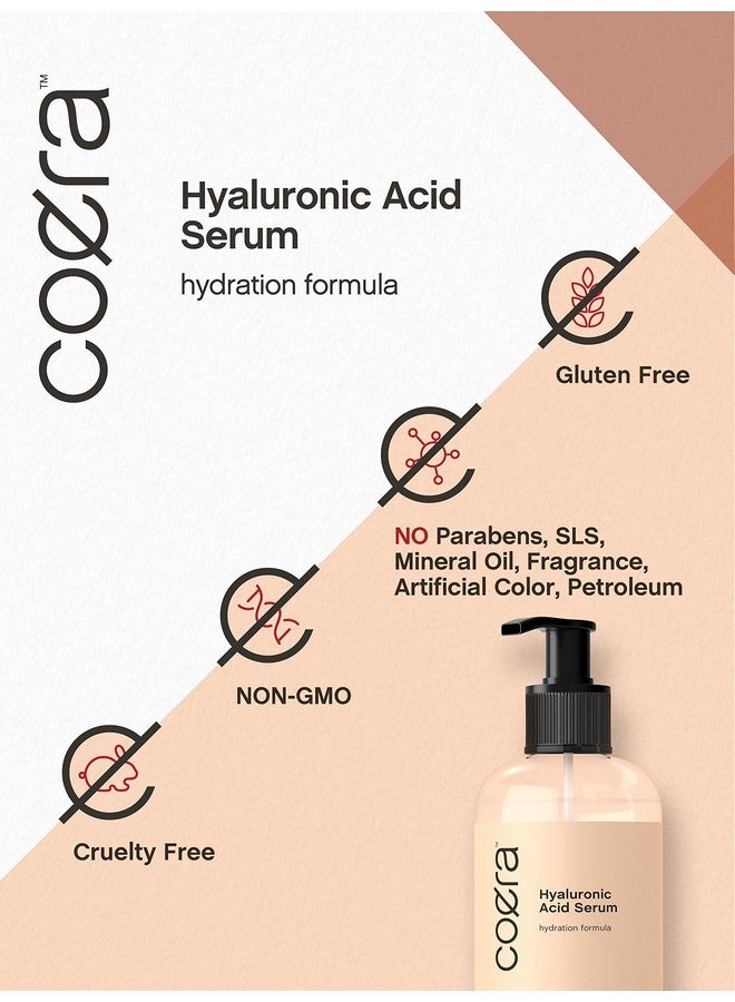 كورا سيروم حمض الهيالورونيك من كويرا للوجه والبشرة | ٨ أونصات | مرطب خالٍ من البارابين وكبريتات لوريل الصوديوم - Image 4