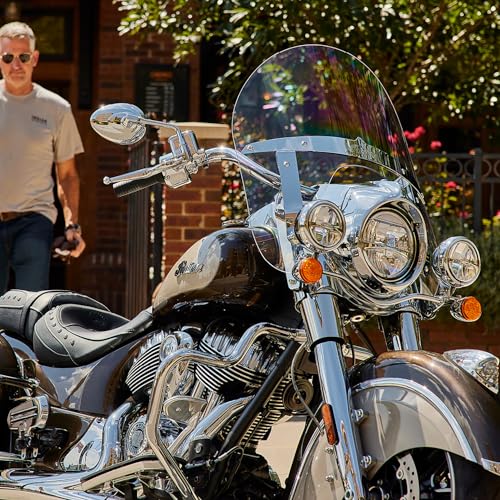 Indian Motorcycle Driving Lights Pathfinder S LED, Pair, for Specific Challenger, Chief, Chieftain, Pursuit Dark Horse, Roadmaster Limited Models and More, Gloss Black, 3.5-Inch Size - 2884708-266 - Image 5
