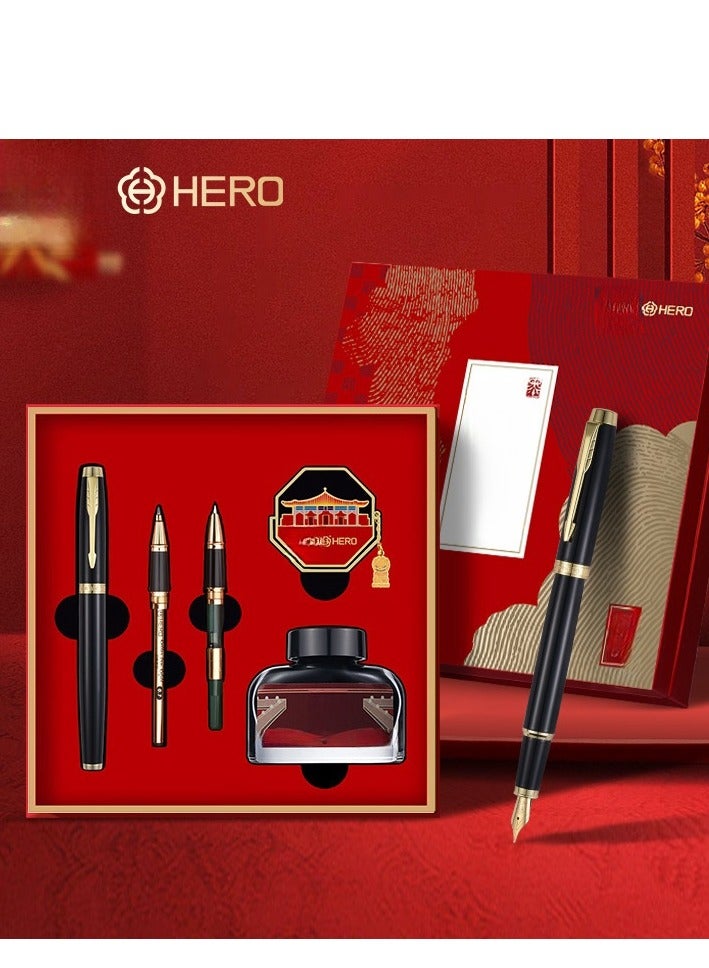 Hero Pen Teacher's Day Gift Box Chinese Style Bookmark Ink Set for Business Men and Women High end Gifts - Image 1