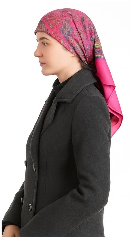 CHACKO Women’s Wool Winter Scarf | Soft & Warm Woolen Muffler | Stylish Cold Weather Wrap for Women | Pack of 1_Pink - Image 2