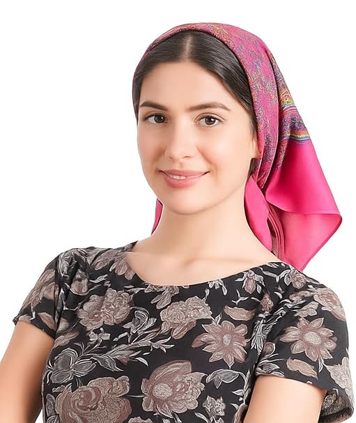 CHACKO Women’s Wool Winter Scarf | Soft & Warm Woolen Muffler | Stylish Cold Weather Wrap for Women | Pack of 1_Pink - Image 3