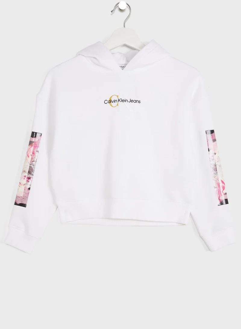 Calvin Klein Jeans Kids Logo Printed Hoodie