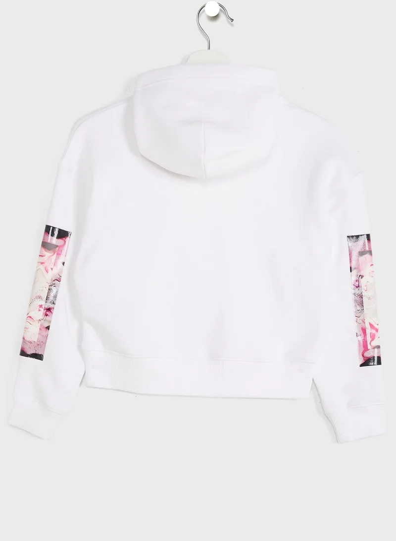 Calvin Klein Jeans Kids Logo Printed Hoodie