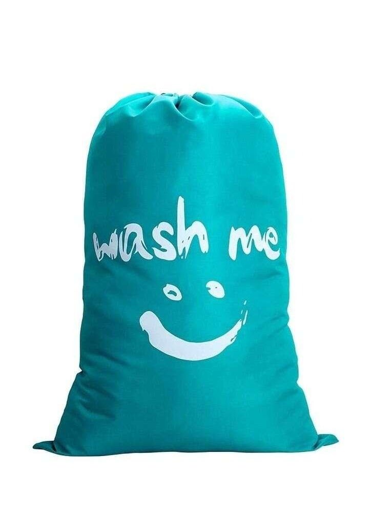 Houmt - Laundry Bag Wash Me Extra Large Machine Washable Travel Dirty Clothes Storage Organizer Basket Drawstring Closure - Image 1