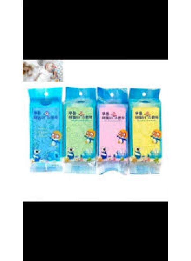 One piece of Cartoon Character Bath Sponges for Kids Exfoliating Body Wash Cleaning Shower Sponges - Image 5