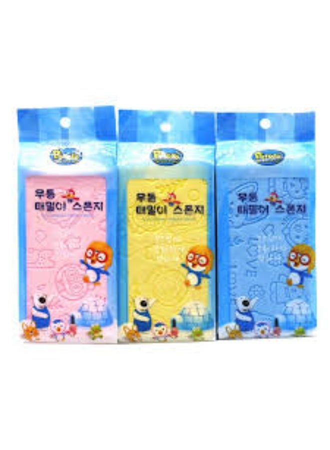 One piece of Cartoon Character Bath Sponges for Kids Exfoliating Body Wash Cleaning Shower Sponges - Image 4