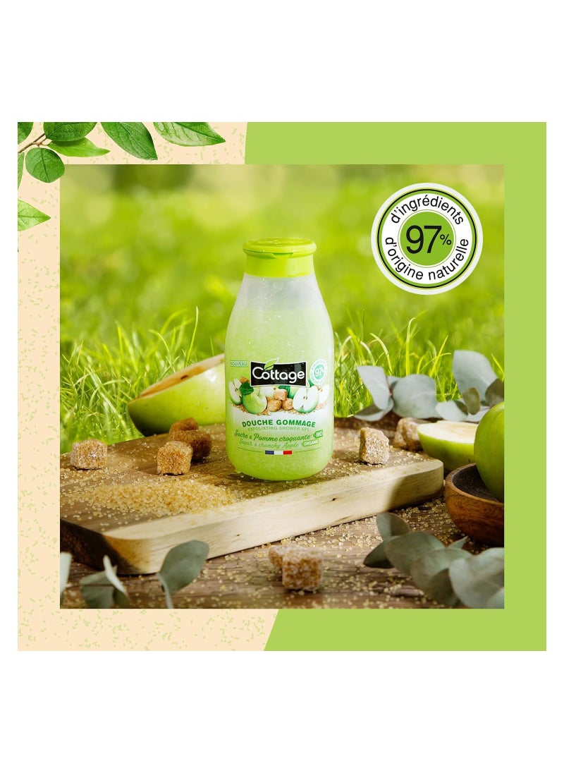 Cottage - COTTAGE Shower Scrub Sugar & Organic Crunchy Apple 97% natural ingredients  270 ml - Image 1