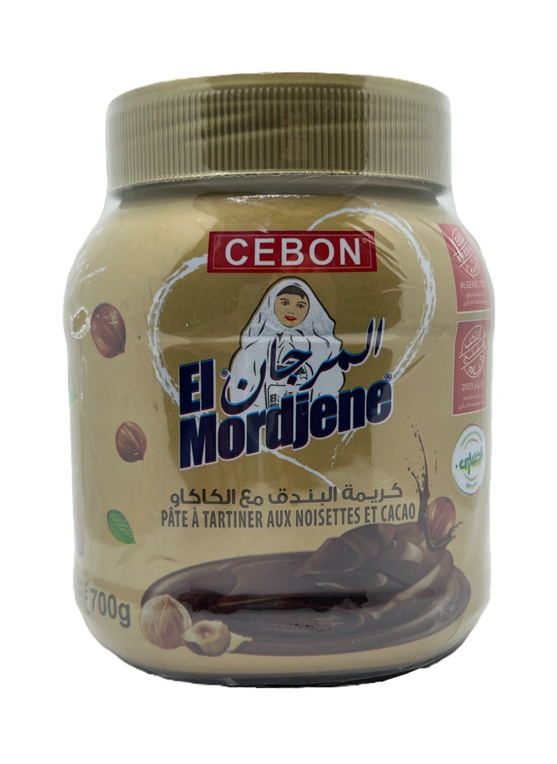 CEBON - El Mordjene Hazelnut and Cocoa, 700g - Image 1